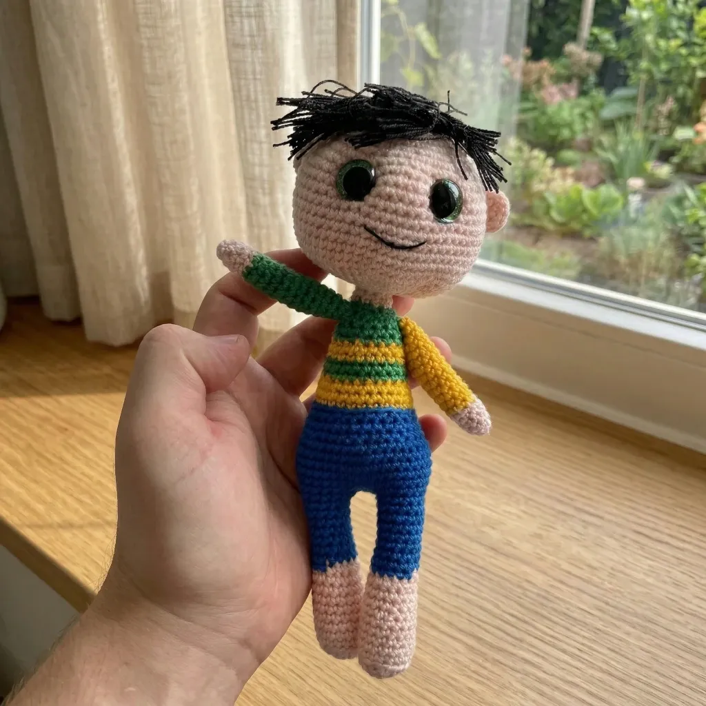 Amigurumi Menino Brasileiro